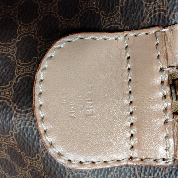 CELINE Hand Bag Brown PVC 3219875 - Picture 6 of 8